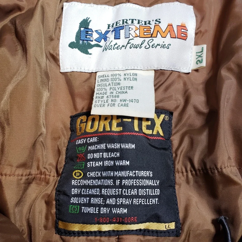 Herters Extreme Gore-Tex Camo Pants Mens 2XL Hunting Realtree‎ Hardwoods 20-200